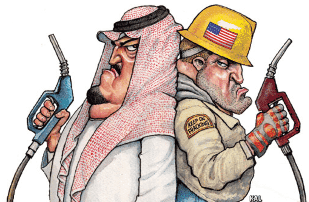 Oil guys comic saudis and america