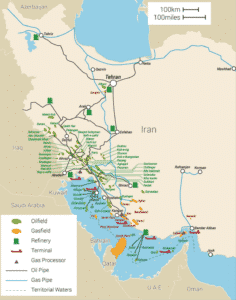 Iran Energy Map