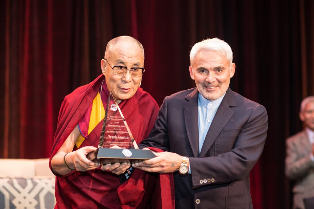 Frank Giustra and Dalai Lama