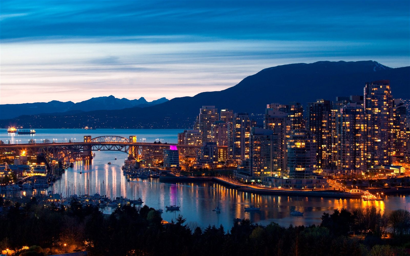 Vancouver night time