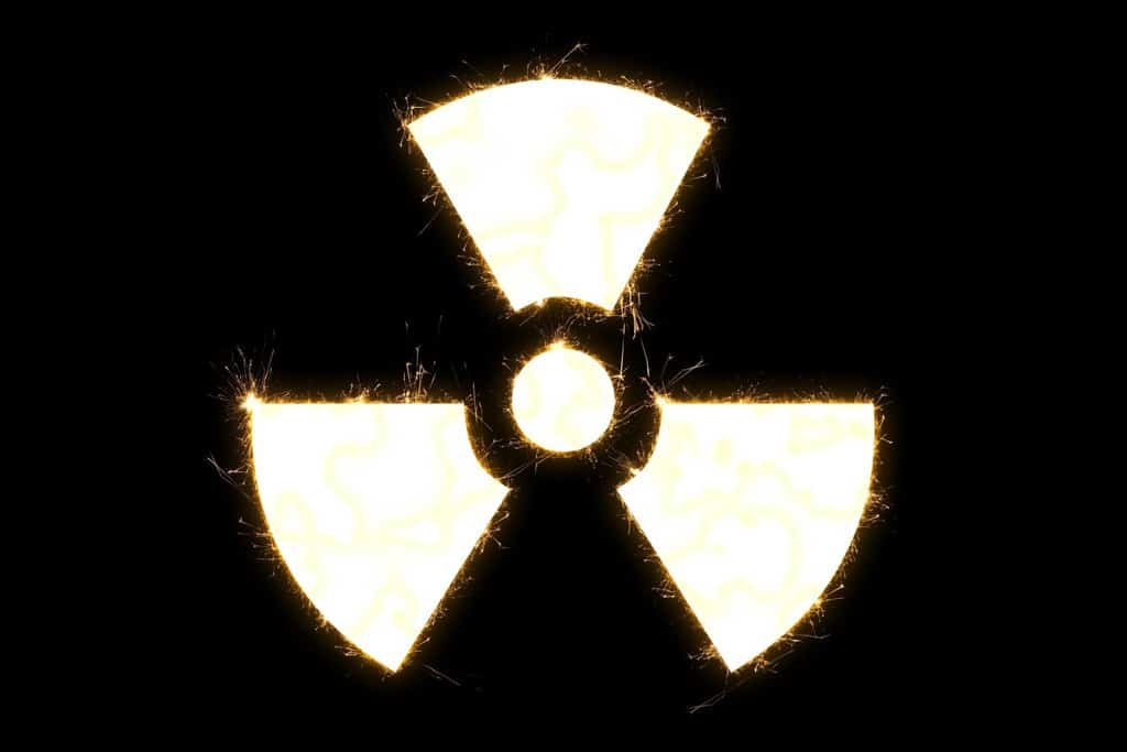 Radioactive symbol graphic