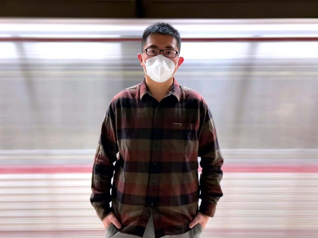 China Sneezes and the World Catches Pneumonia, man wearing face mask